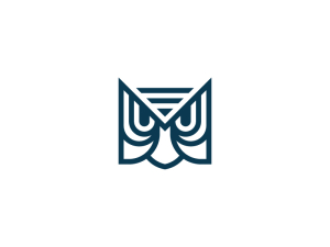 Simple Owl Wifi Logo