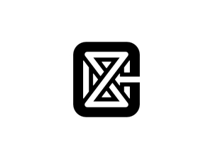 Buchstabe C Infinity Identity Ikonisches Logo