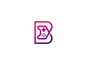 Letter B Joystick Monogram