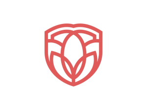 Flower Shield Logo
