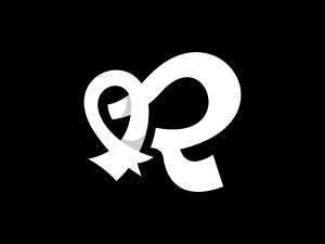 Logotipo Del Monograma De La Letra R
