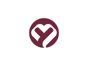 Buchstabe Mein Herz Logo