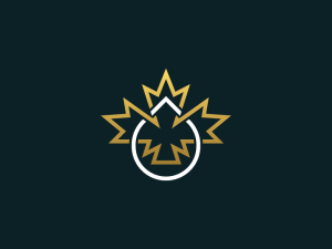 Luxury Maple Drop Logo