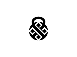 Buchstabe H Kettlebell-logo