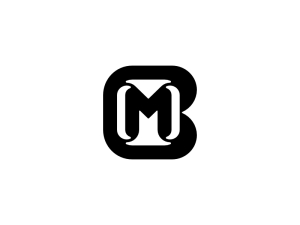 Lettre Bm Initiale Mb Identité Logo Emblématique