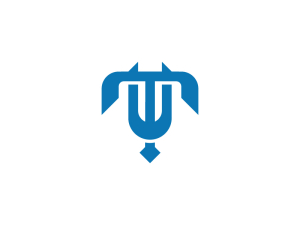 Stylish Letter Tu Logo