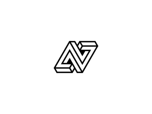 Impossible Letter N Logo