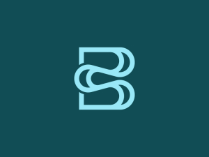 Minimalist Water Drop Letter B Logo