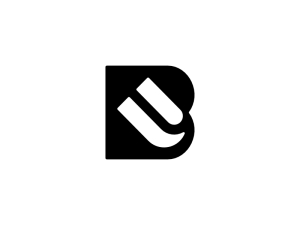 Lettre Bu Initiale Ub Monogramme Identité Logo