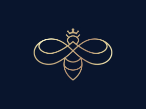 Logo Infini De La Reine Des Abeilles