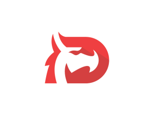 Logo Lettre D Dragon