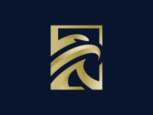 Letter K Eagle Logo