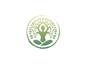 Logotipo Del Árbol De Yoga