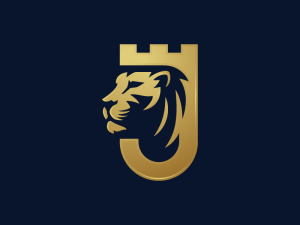 Lettre J Lion Logo