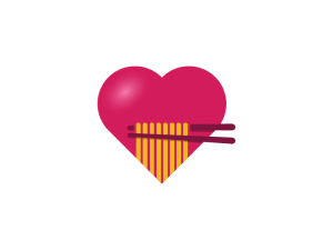 Logotipo De Fideos De Amor