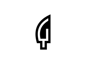 Logotipo De Cuchillo Gy Yg