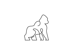 Logo Gorille Logo Gorille Ligne 