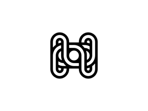 Lettre H Logo Noeud Celtique