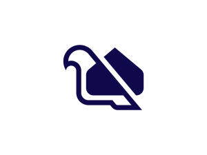 شعار بيت الطيور البسيط