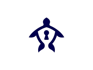 Logotipo De Bloqueo De Escudo De Tortuga