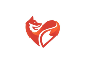 Heart Fox Logo