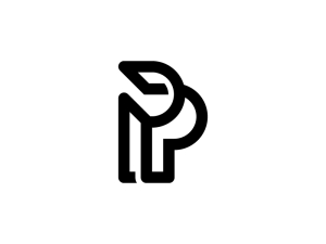 Lettres Pp Monogramme Logo