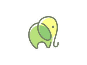 Logo De La Ligne éléphant