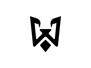 Letter W Lion Logo