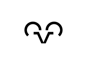 V Ram Logo Widderkopf Logo