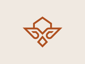 Simple Eagle Real Estate Logo