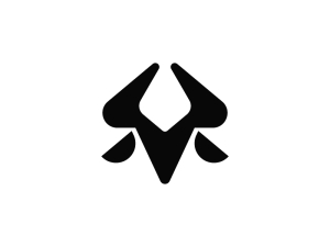 Iconic Black Bull Head Logo