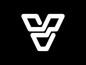 Logotipo De Línea V Inicial