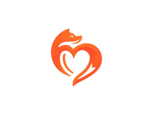 Logo D'amour De Renard