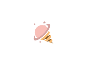 Planet Ice Cream Logo
