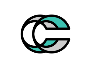 Letra C Logotipo Moderno Simple