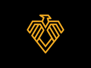 Logotipo De Diamante Águila