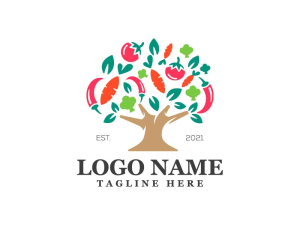 Vegetable Tree Logo