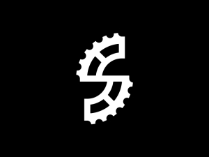 Letter S Gear Logo
