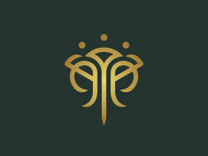 Logotipo Del Rey Elefante