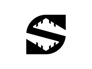 Schloss-logo Mit Dem Buchstaben S