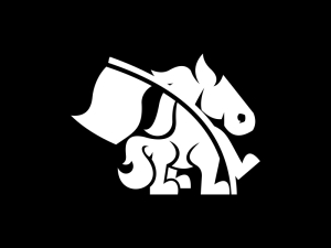 Logo della bandiera del cavallo