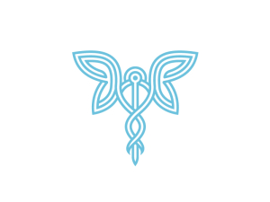 Logo Papillon Caducée
