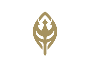 Logo De Feuille De Couronne
