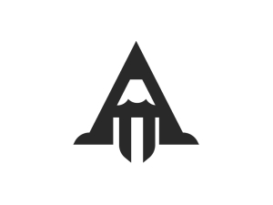 Bleistift-logo Mit Dem Buchstaben A