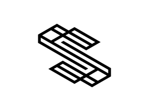 Geometrisches Logo Mit Dem Buchstaben S