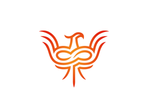 Logotipo Del Fénix Infinito