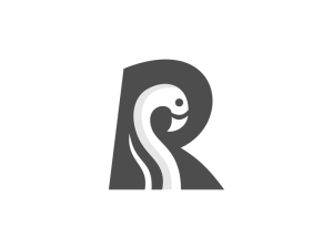 Schwanenlogo Mit Buchstabe R