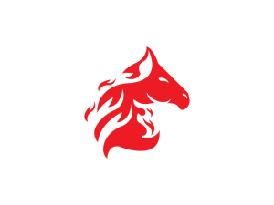 Horse Fire Logo
