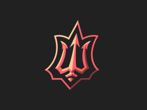 Logo Du Trident De Bronze