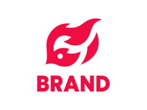 Logo del pollo di fuoco